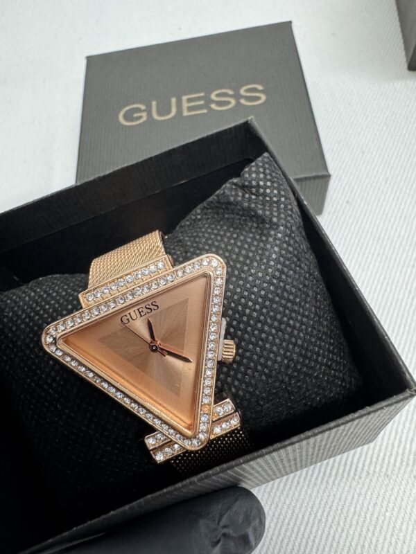 GUESS Ladies Pink Tone Analog Watch