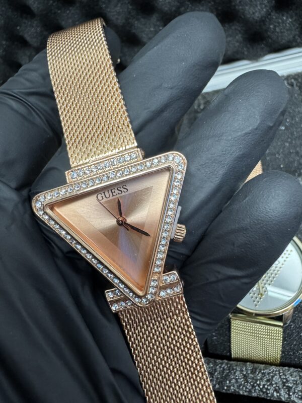 GUESS Ladies Pink Tone Analog Watch