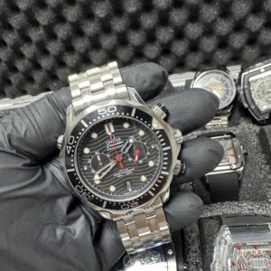 IMG_9094 Omega Seamaster Diver 300 M Co-Axial GMT Chronograph