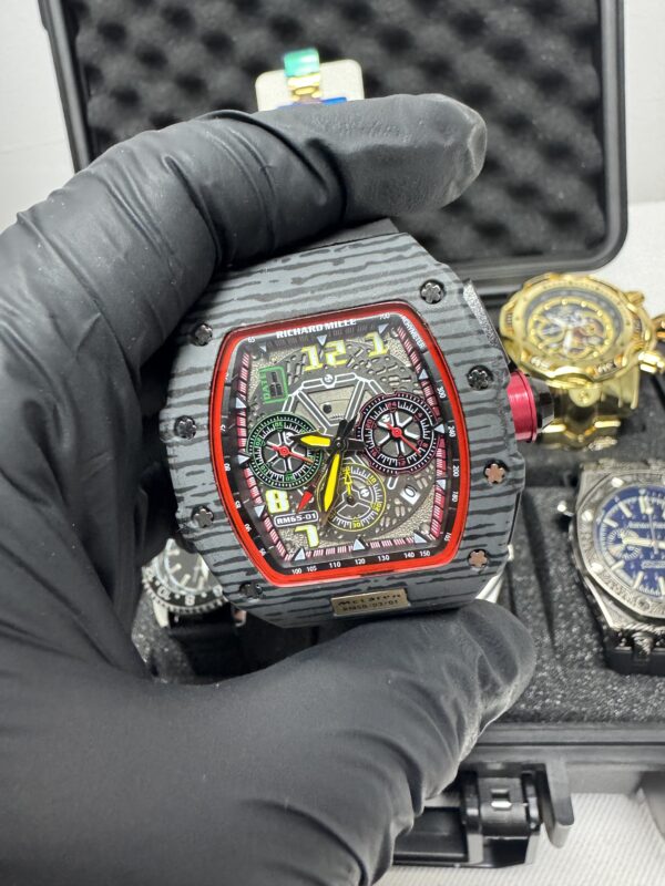Richard Mille RM 65-01 RM65-01 Carbon fiber Skeletonized