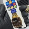 Casio quartz watch vintage Black Gold