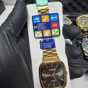 Casio quartz watch vintage Black Gold